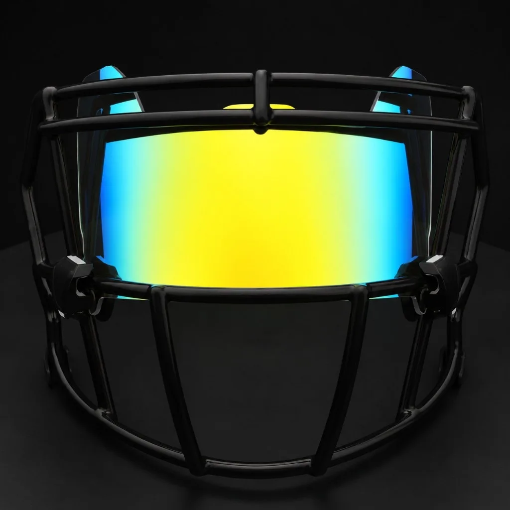 Yellow/Gold Football Visor