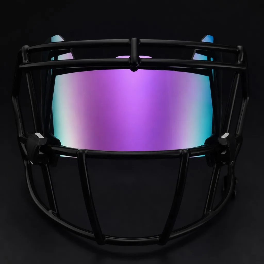 Amethyst Football Visor