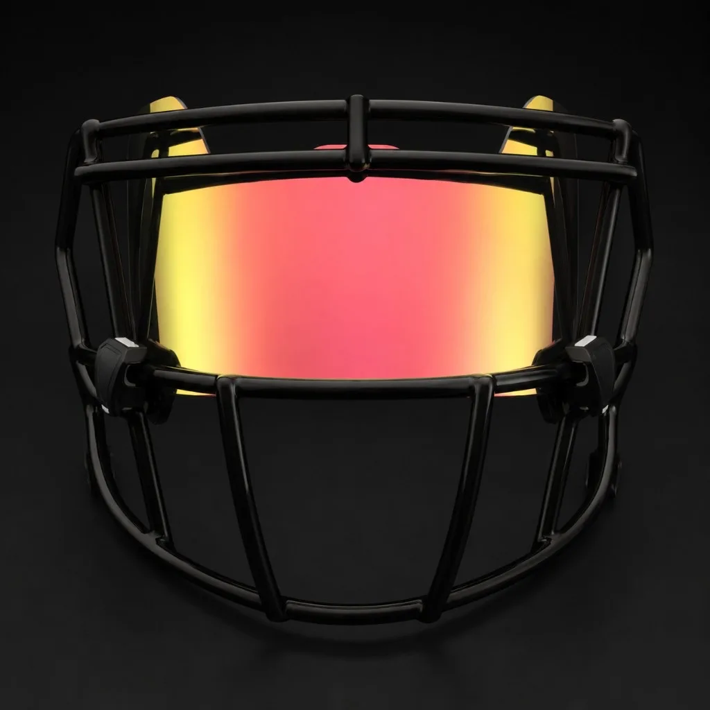 Rose Gold Football Visor