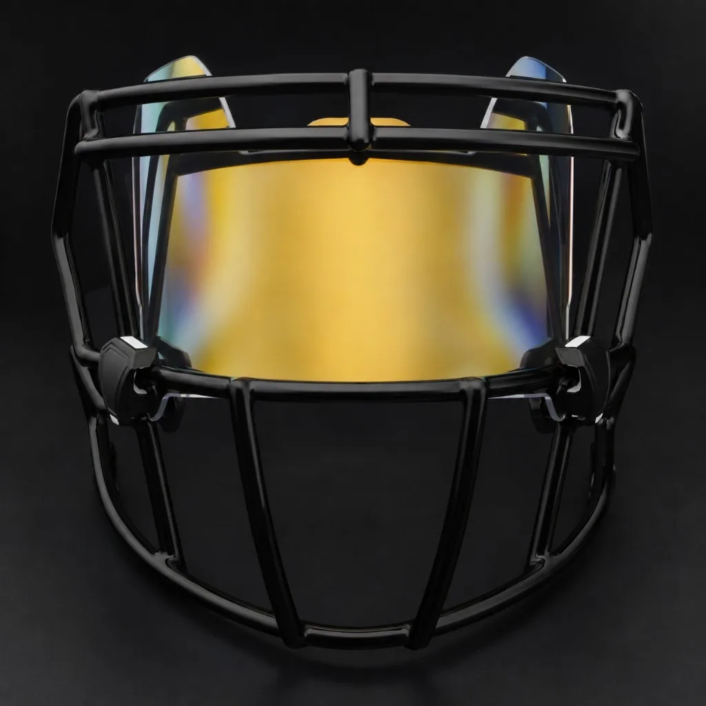 Gold Football Visor