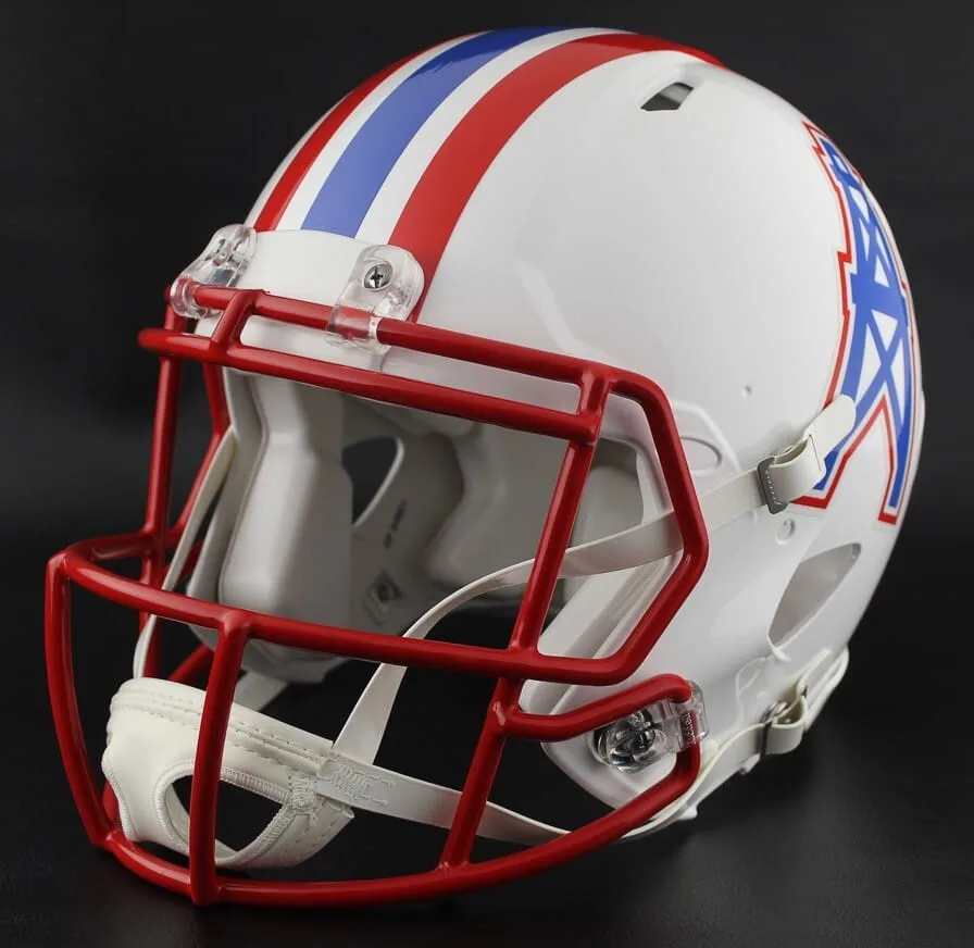 Tennessee Titans Riddell Replica Speed Football Helmet – 1981 to 1998 Throwback