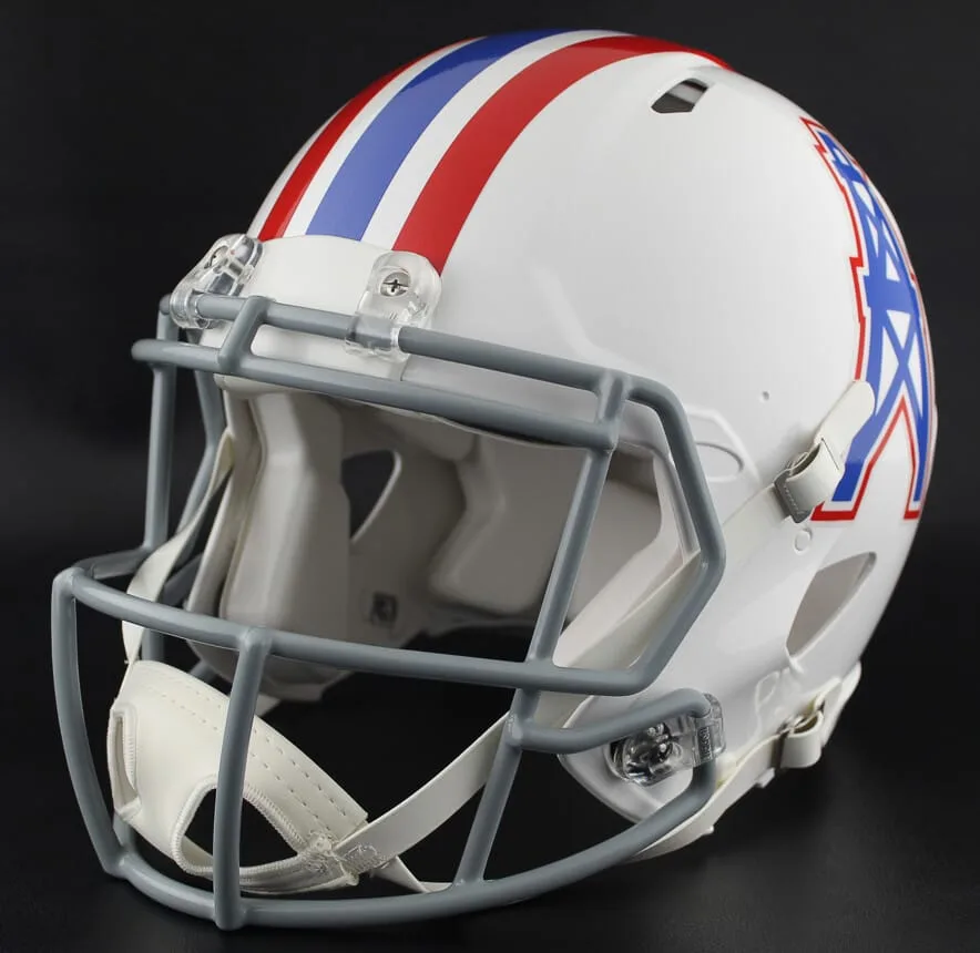 Tennessee Titans Riddell Authentic Speed Football Helmet – 1975 to 1980 Throwback
