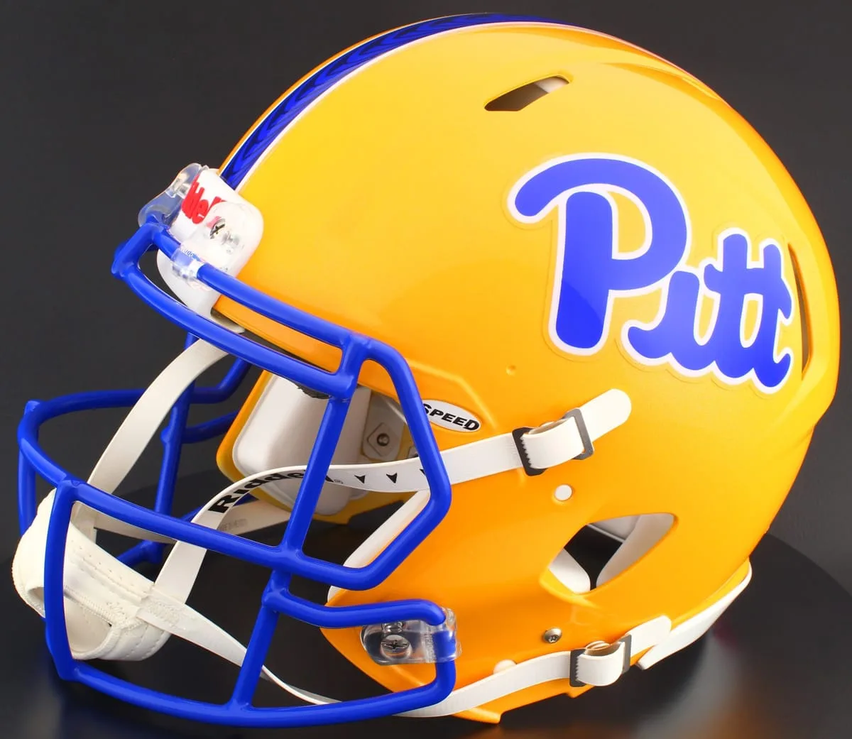 Pittsburgh Panthers Riddell Authentic Speed Football Helmet – Gold