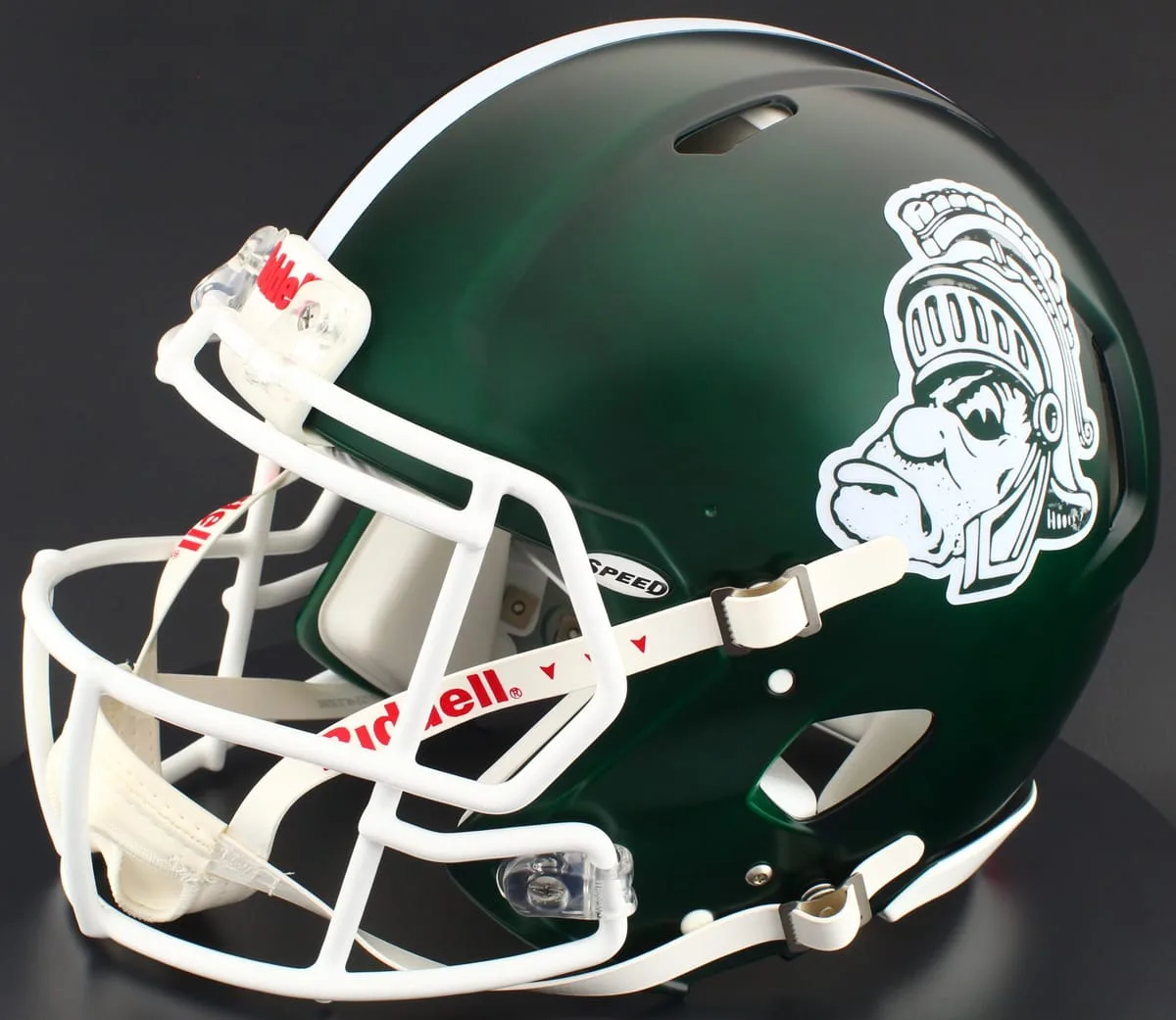Michigan State Spartans Riddell Authentic Speed Football Helmet – Gruff Sparty