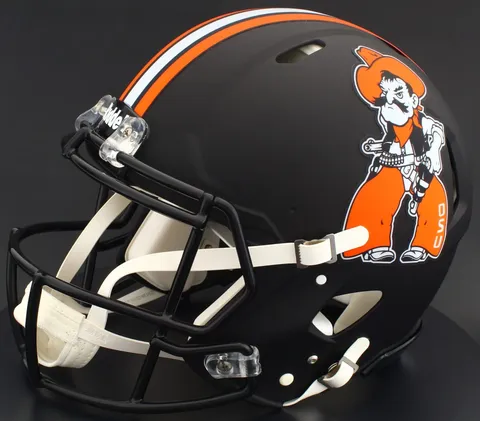 Oklahoma State Cowboys Riddell Authentic Speed Football Helmet – Pistol Pete