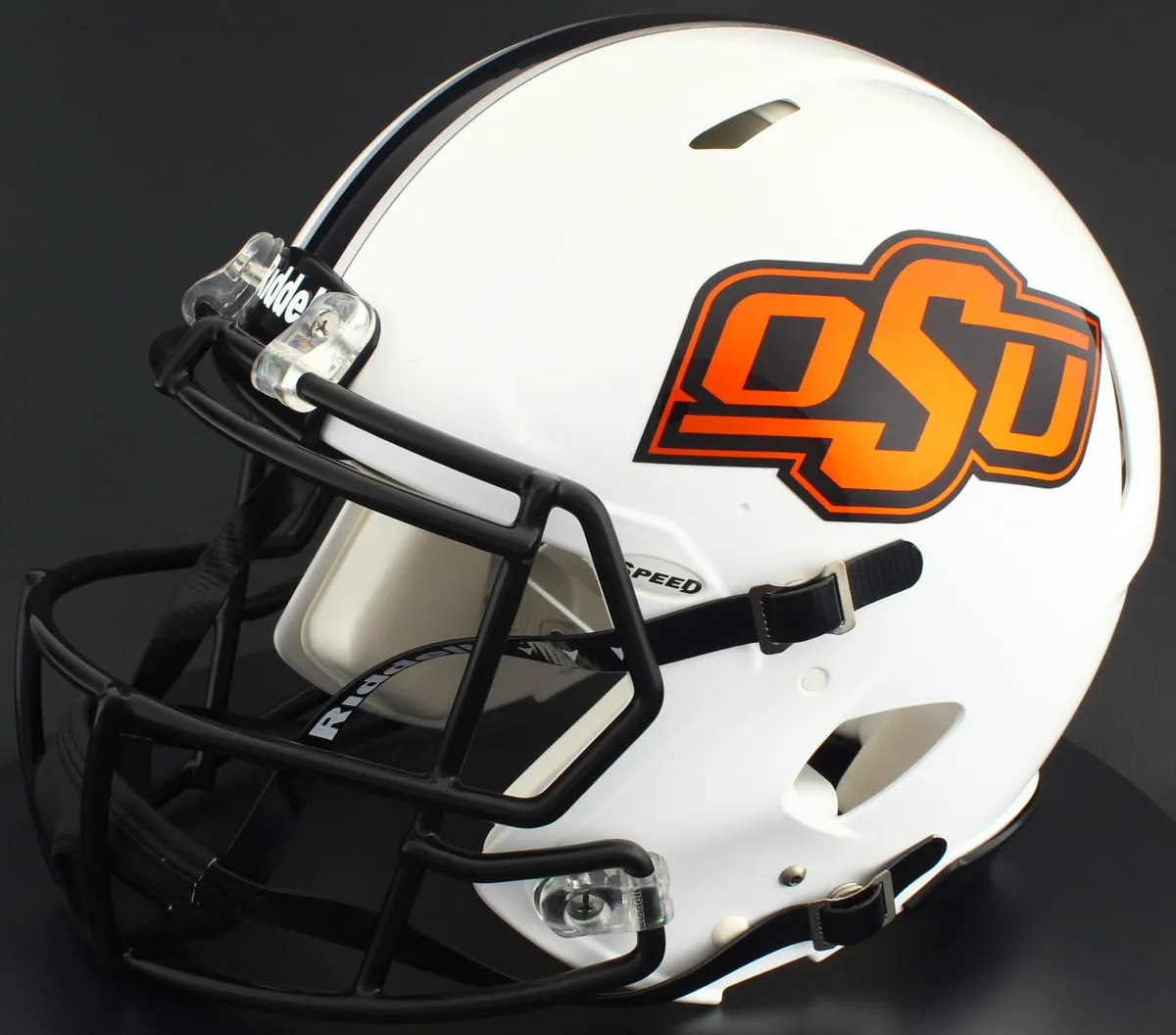 Oklahoma State Cowboys Riddell Authentic Speed Football Helmet – Chrome Decal, Chrome Decal