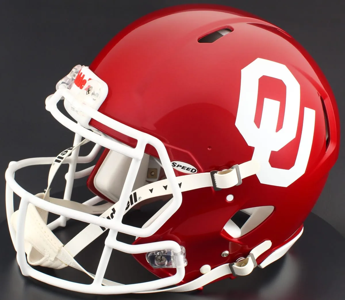 Oklahoma Sooners Riddell Authentic Speed Football Helmet – Crimson OU