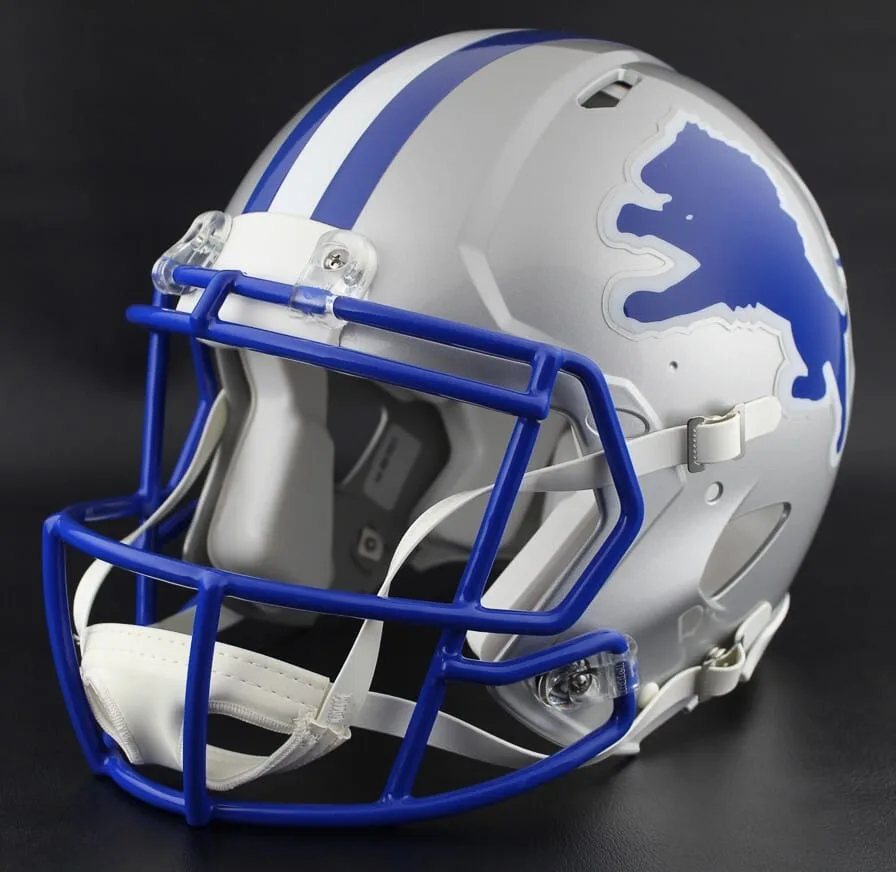 Detroit Lions Riddell Replica Speed Football Helmet – 1983 to 2002 Throwback
