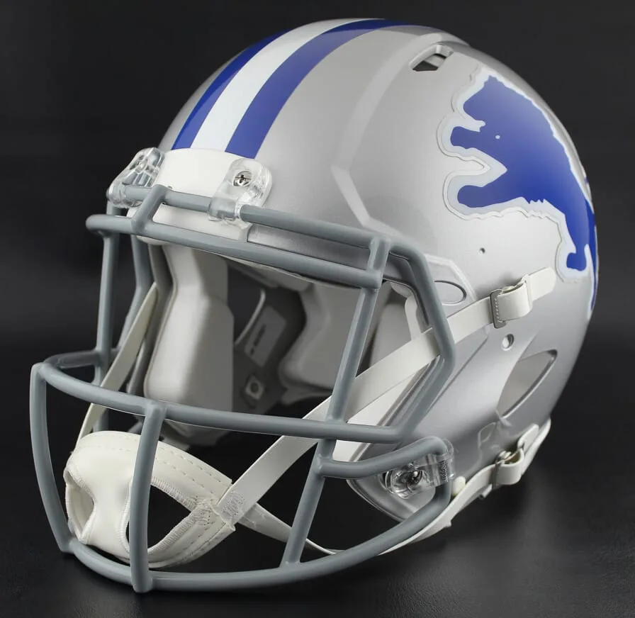 Detroit Lions Throwback Speed Football Helmet 1970-1983