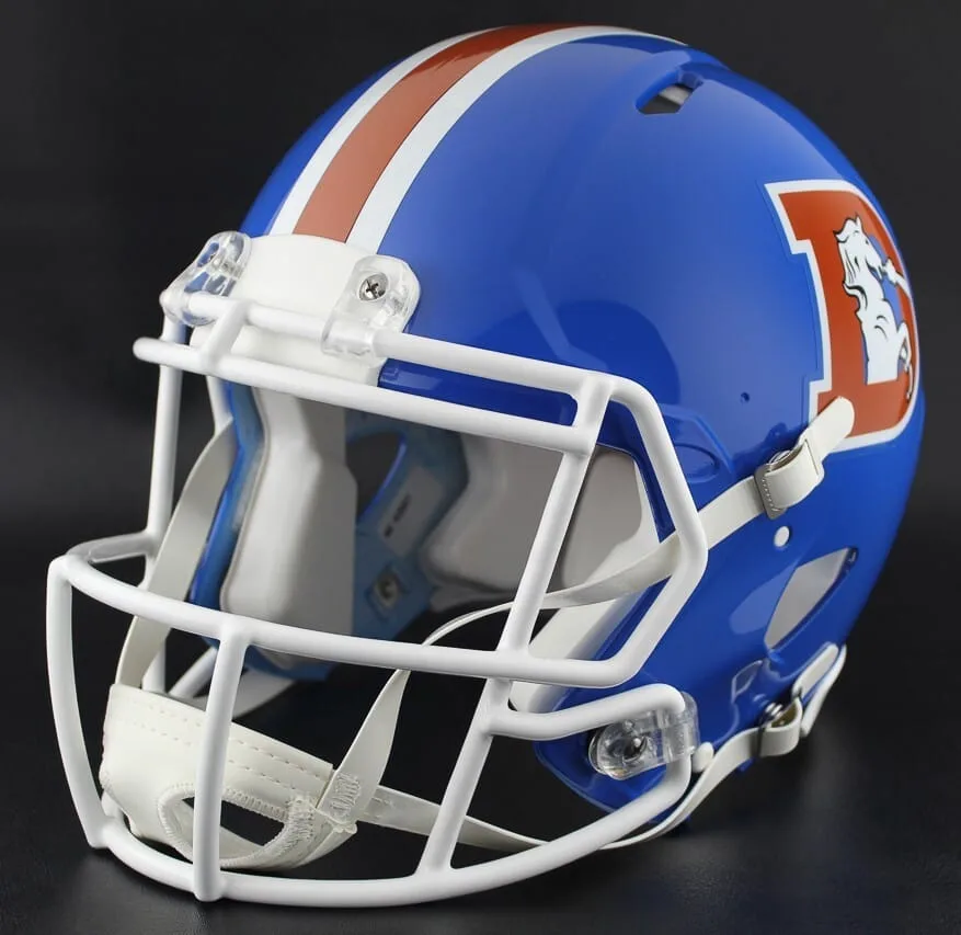 Denver Broncos Riddell Replica Speed Football Helmet – 1975 to 1996 Throwback