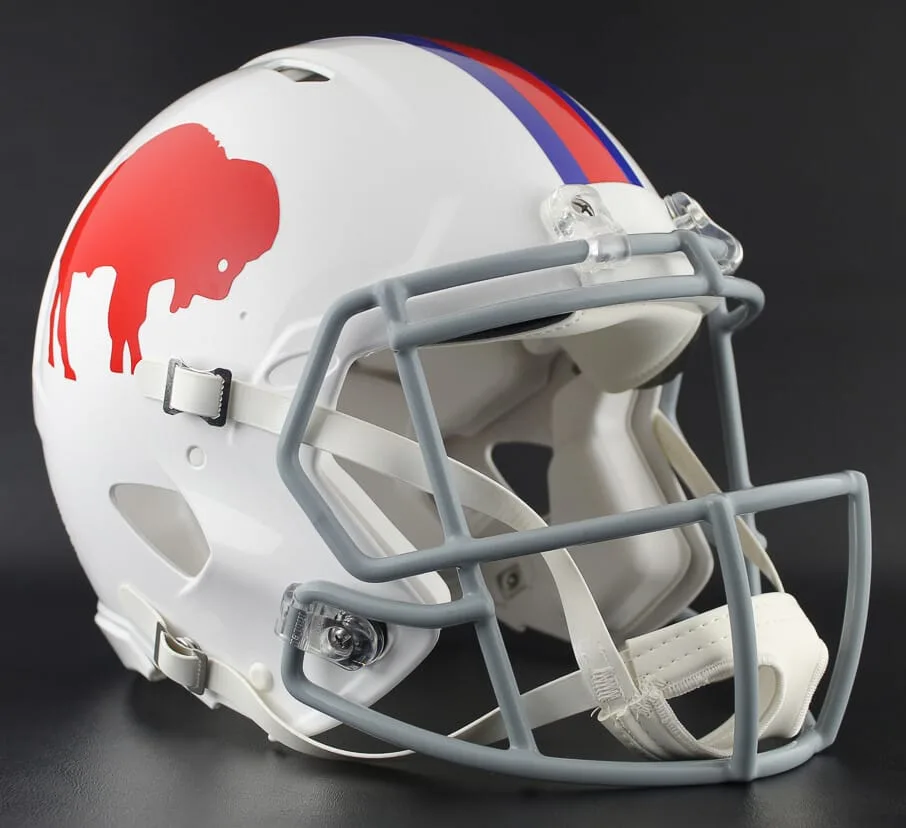 Buffalo Bills Riddell Authentic Speed Football Helmet – 1965 to 1973 Throwback