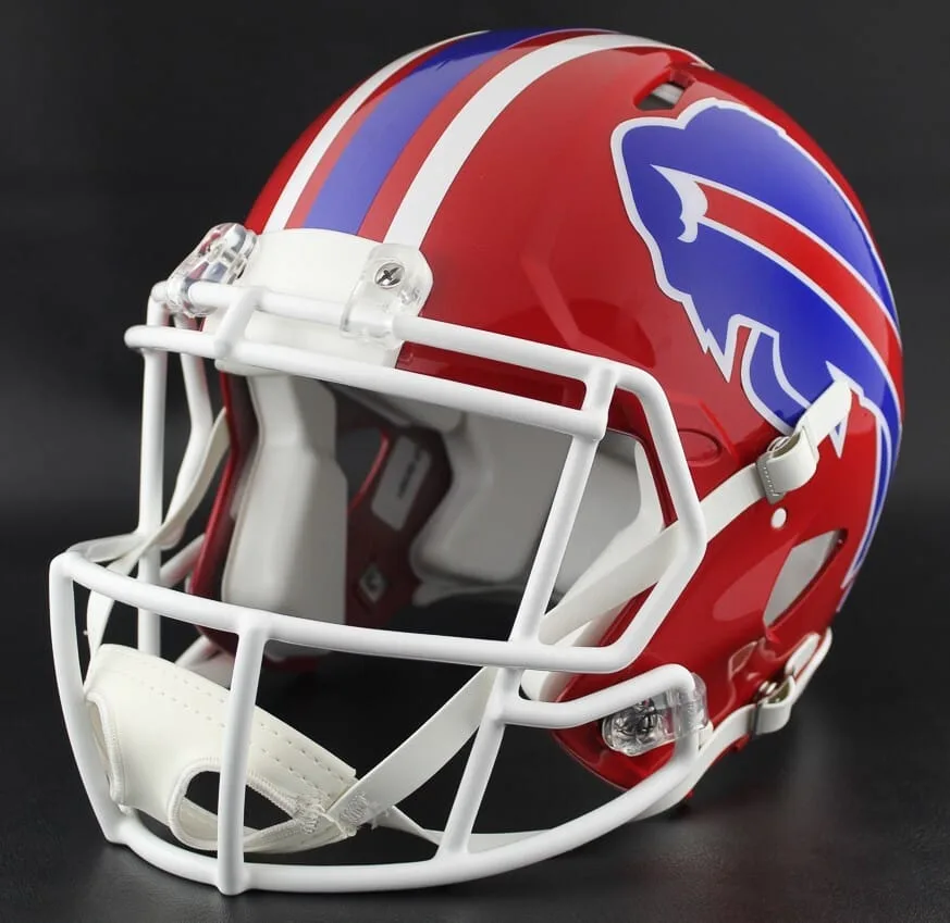 Buffalo Bills Riddell Authentic Speed Football Helmet – 1987 to 2001 Throwback