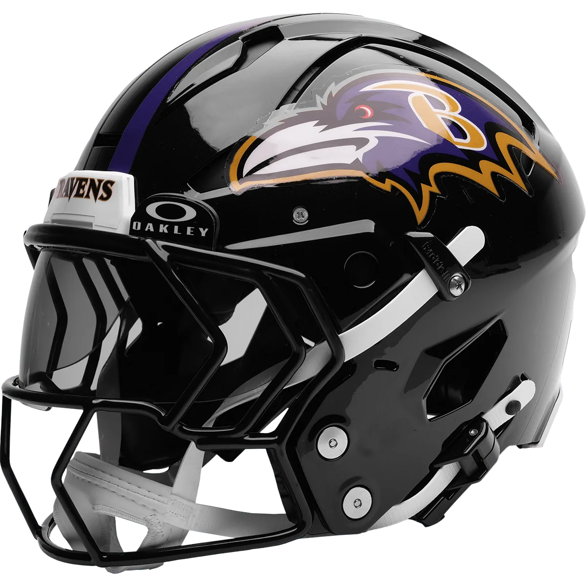 Baltimore Ravens Riddell Authentic Axiom Football Helmet – Black Raven