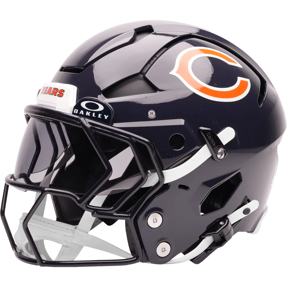 Chicago Bears Riddell Authentic Axiom Football Helmet – Navy Wishbone “C”
