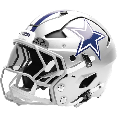 Dallas Cowboys Riddell Authentic Axiom Football Helmet – Silver Star