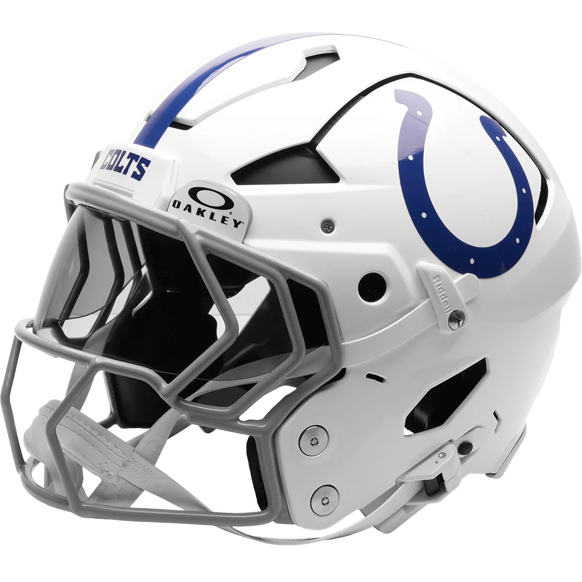 Indianapolis Colts Riddell Authentic Axiom Football Helmet – White Horseshoe