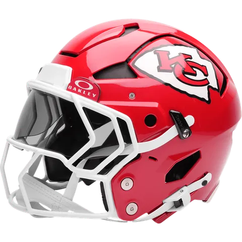 Kansas City Chiefs Riddell Authentic Axiom Football Helmet – Red KC Arrowhead