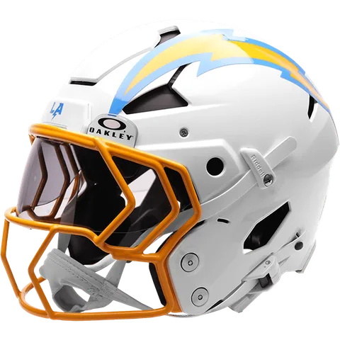 Los Angeles Chargers Riddell Authentic Axiom Football Helmet – White Bolt