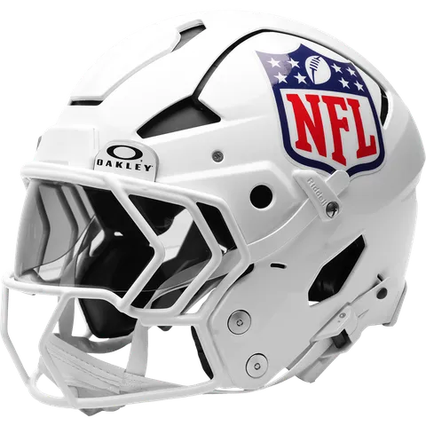NFL Riddell Authentic Axiom Football Helmet – White NFL Shield