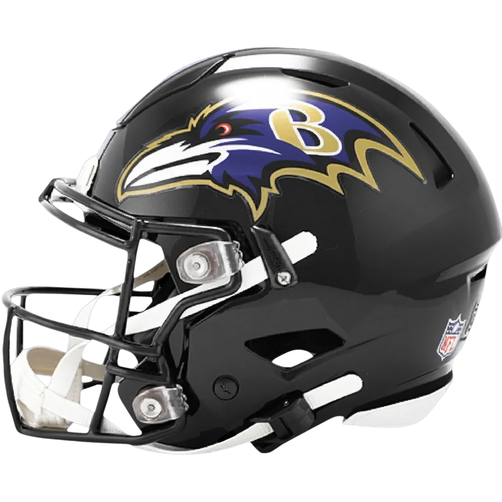 Baltimore Ravens Riddell Authentic SpeedFlex Football Helmet – Black Raven