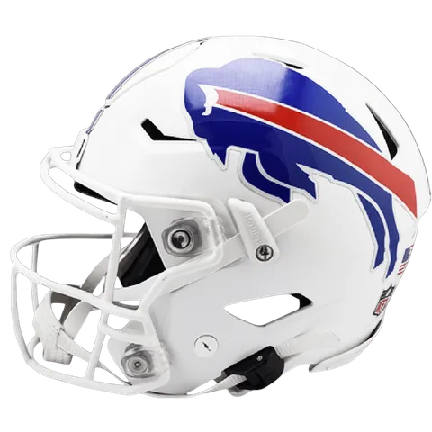 Buffalo Bills Riddell Authentic SpeedFlex Football Helmet – White Charging Buffalo