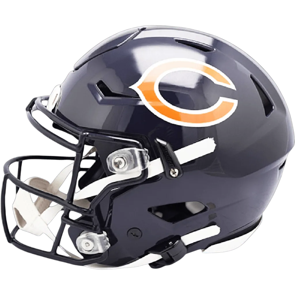 Chicago Bears Riddell Authentic SpeedFlex Football Helmet – Navy Wishbone “C”