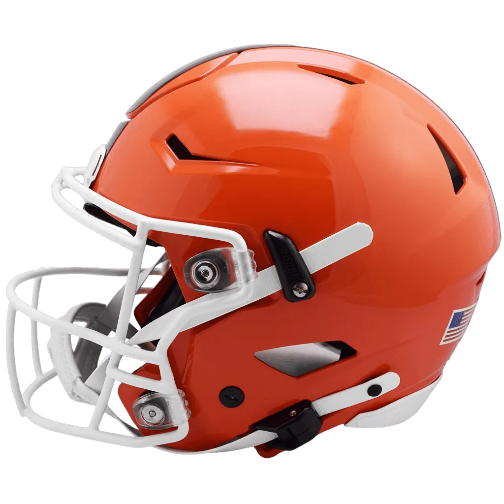 Cleveland Browns Riddell Authentic SpeedFlex Football Helmet – Orange