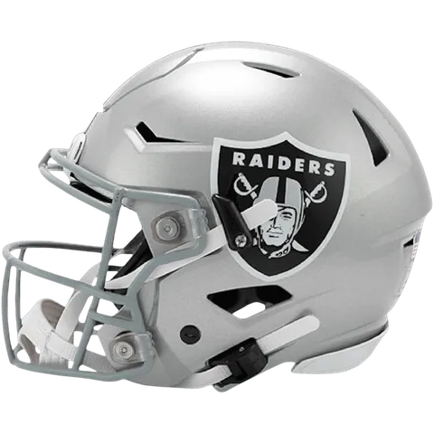 Las Vegas Raiders Riddell Authentic SpeedFlex Football Helmet – Silver Pirate
