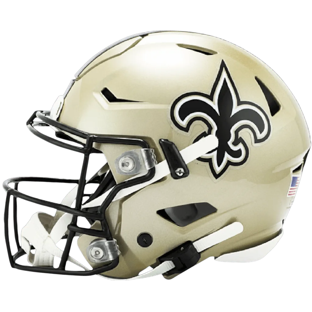 New Orleans Saints Riddell Authentic SpeedFlex Football Helmet