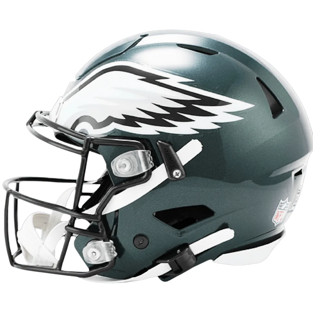 Philadelphia Eagles Riddell Authentic SpeedFlex Football Helmet – Midnight Green Wing