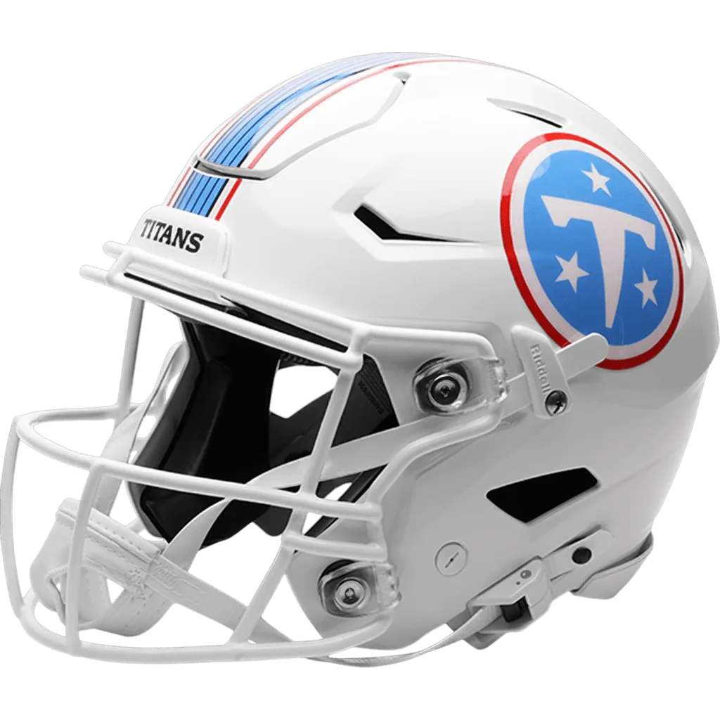 Tennessee Titans Riddell Authentic SpeedFlex Football Helmet – New 2026, White Block “T”