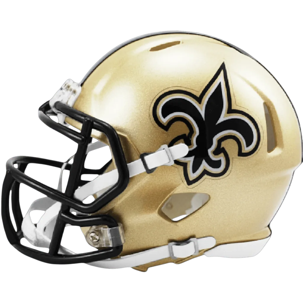 New Orleans Saints Riddell Mini Speed Football Helmet