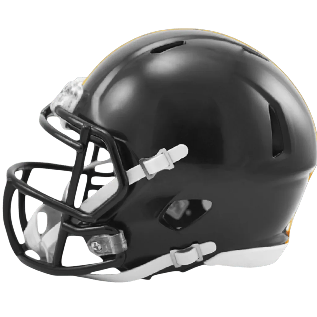 Pittsburgh Steelers Riddell Mini Speed Football Helmet – Black Steelmark