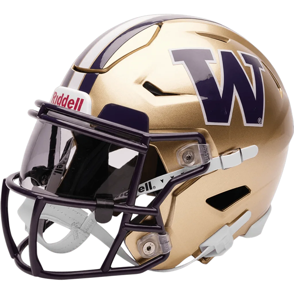 Washington Huskies Riddell Mid-Size SpeedFlex Football Helmet