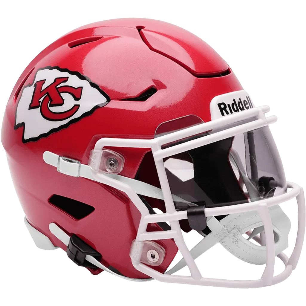 Kansas City Chiefs Riddell Mid-Size SpeedFlex Football Helmet