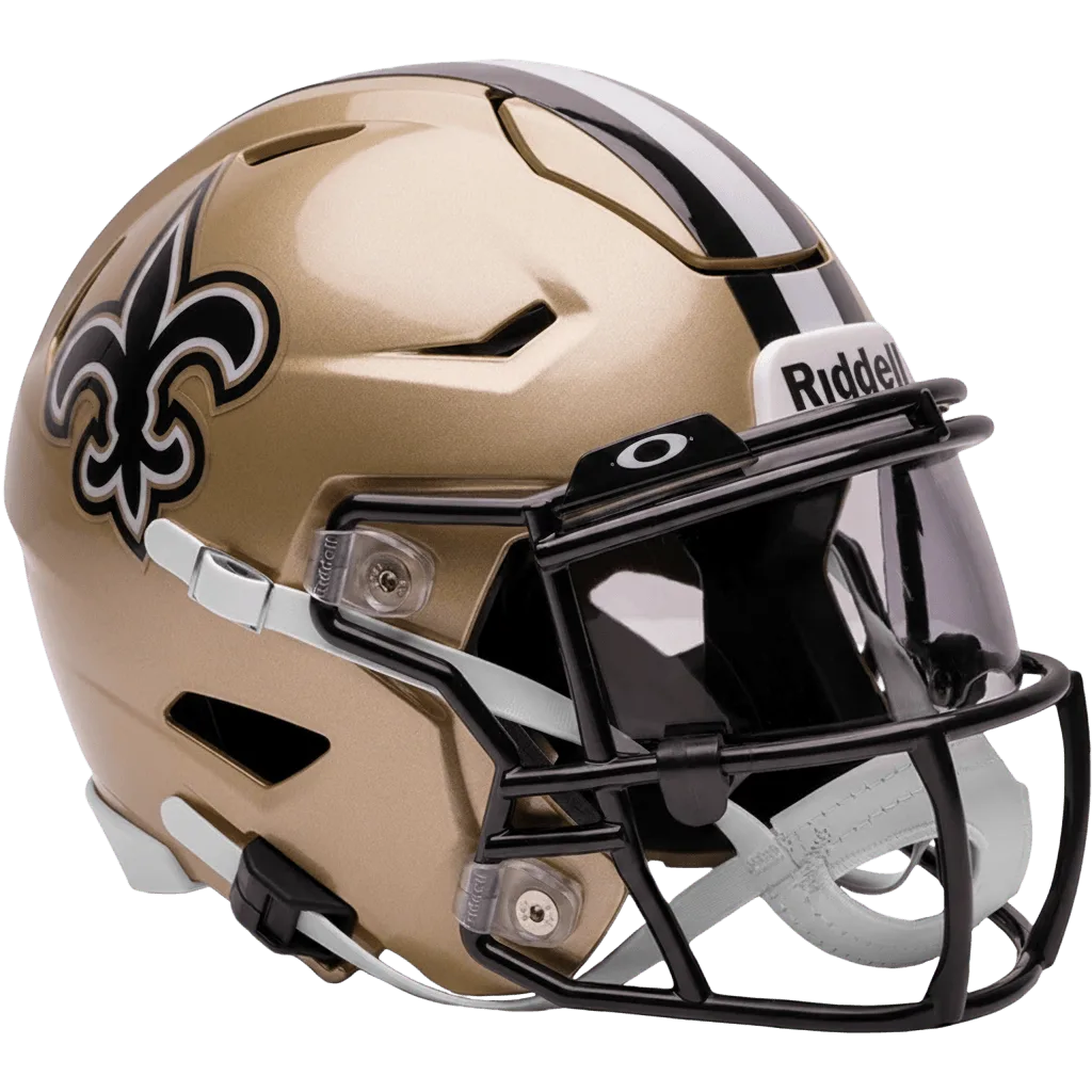 New Orleans Saints Riddell Mid-Size SpeedFlex Football Helmet