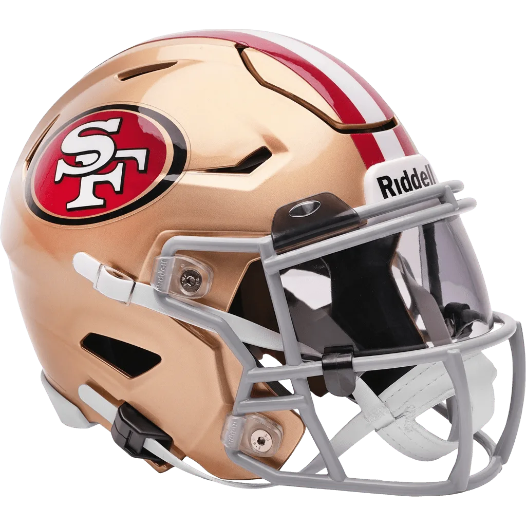 San Francisco 49ers Riddell Mid-Size SpeedFlex Football Helmet