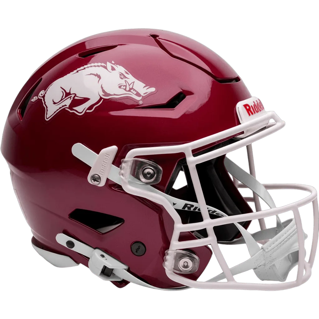 Arkansas Razorbacks Riddell Authentic SpeedFlex Football Helmet – Red Razorback