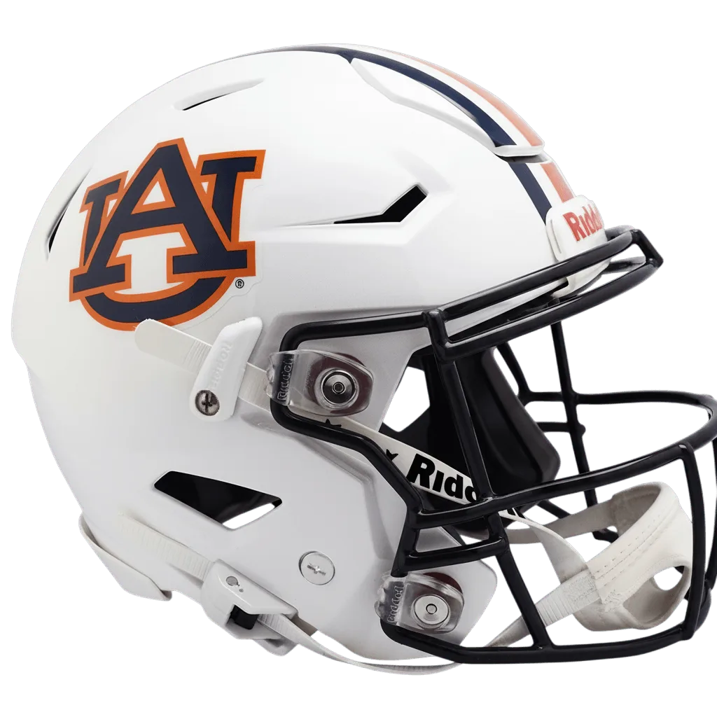 Auburn Tigers Riddell Authentic SpeedFlex Football Helmet – White AU