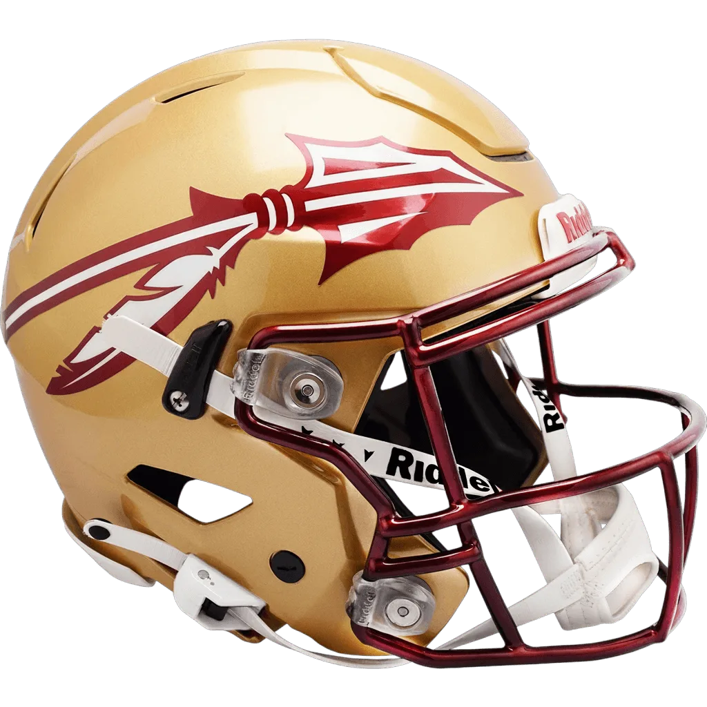 Florida State Seminoles Riddell Authentic SpeedFlex Football Helmet – Metallic Paint