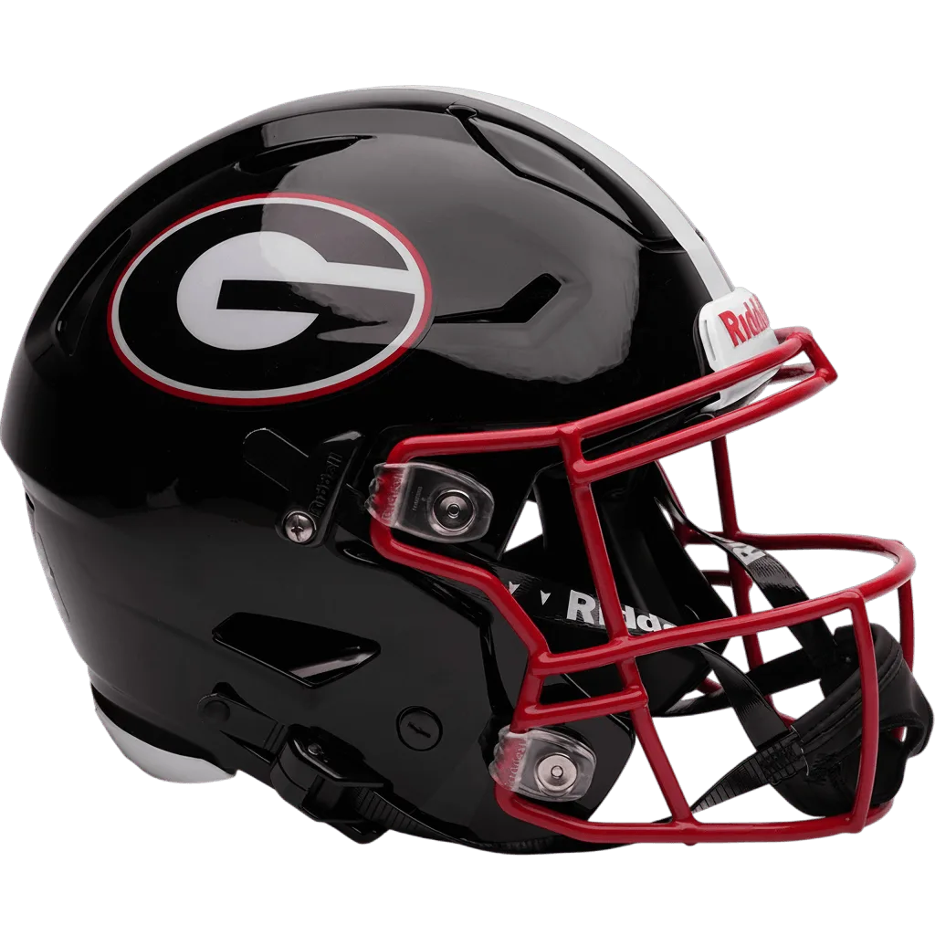 Georgia Bulldogs Riddell Authentic SpeedFlex Football Helmet – Black