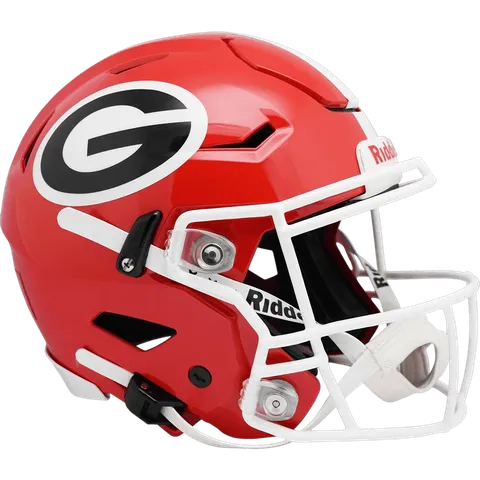 Georgia Bulldogs Riddell Authentic SpeedFlex Football Helmet – Red Power “G”