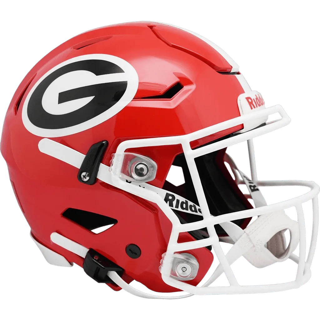 Georgia Bulldogs Riddell Authentic SpeedFlex Football Helmet – Red Power “G”