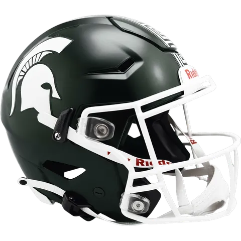 Michigan State Spartans Riddell Authentic SpeedFlex Football Helmet – Satin Green