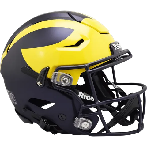 Michigan Wolverines Riddell Authentic SpeedFlex Football Helmet – Painted Wings