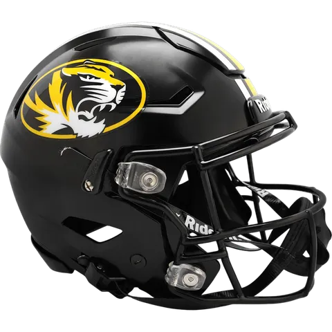 Missouri Tigers Riddell Authentic SpeedFlex Football Helmet – Black Oval Tiger