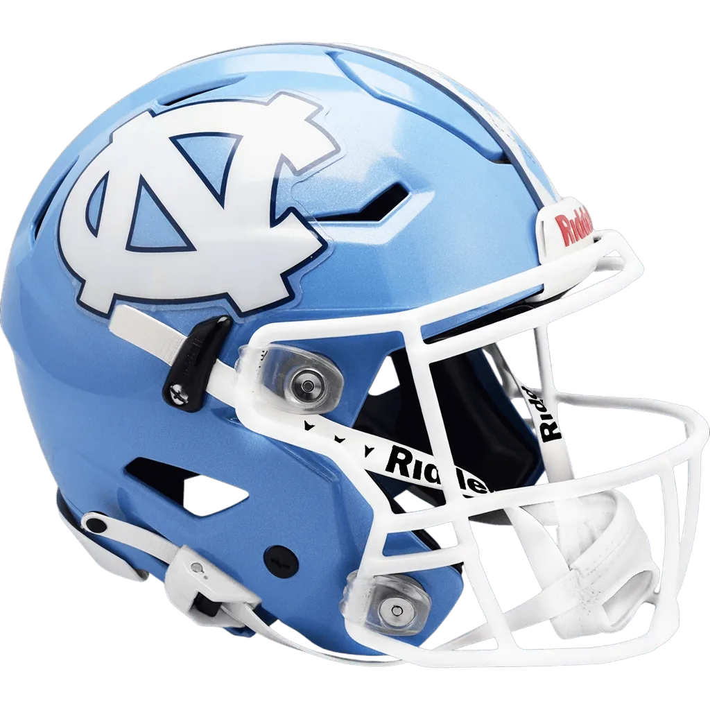 North Carolina Tar Heels Riddell Authentic SpeedFlex Football Helmet – Blue Carolina
