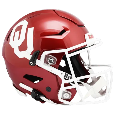 Oklahoma Sooners Riddell Authentic SpeedFlex Football Helmet – Crimson OU