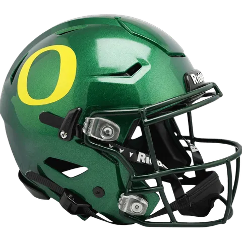 Oregon Ducks Riddell Authentic SpeedFlex Football Helmet – Apple Green Block “O”