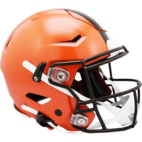 Cleveland Browns Riddell Authentic SpeedFlex Football Helmet – Orange Throwback